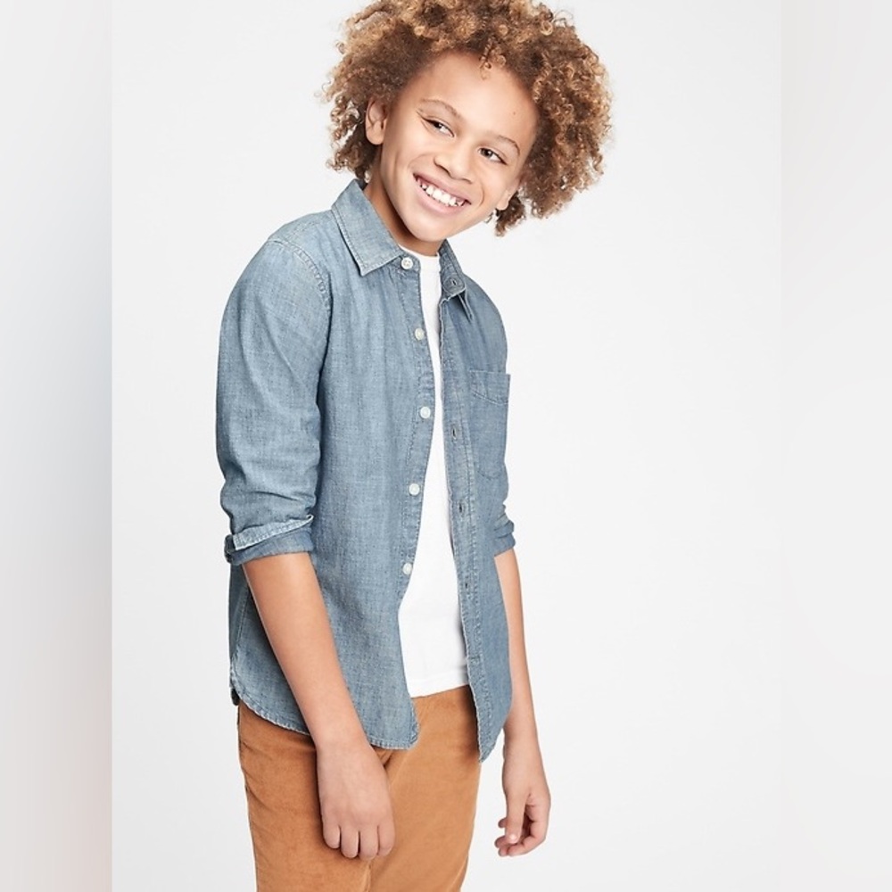 Gap Kids Chambray Shirt (6/7)